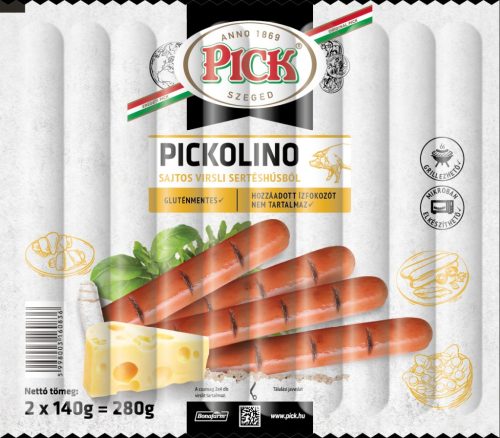 Pick Pickolino virsli vf. sajtos 280g