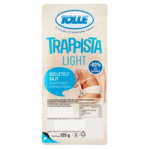 Tolle szel. sajt 125g LIGHT TRAPPISTA