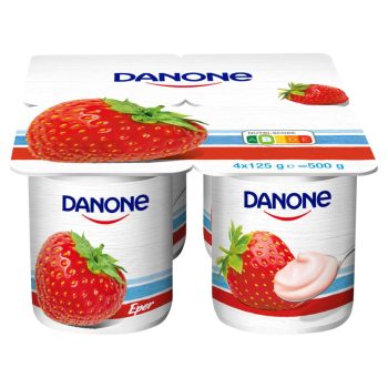 Danone KÉF 4x125g eper