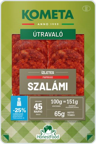 Kométa szel. Ízletes szalámi PAPRIKÁS 65g