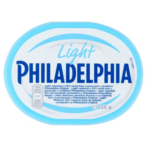 Philadelphia sajtos szendvicskrém  light 125gr