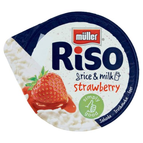 Müller Riso Tejberizs 200g Eper