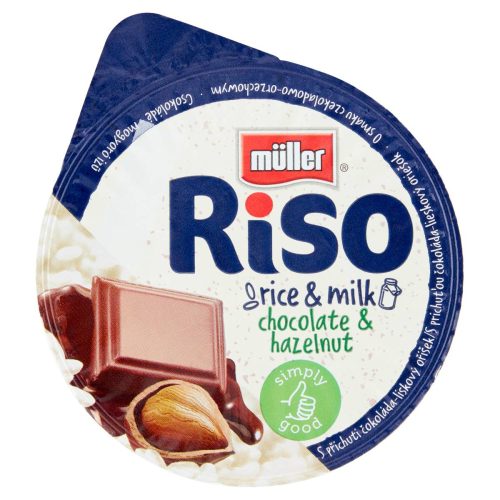 Müller Riso Tejberizs 200g Csokis-Mogyoró