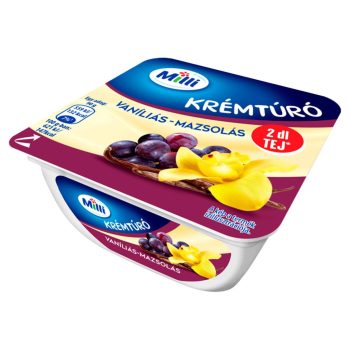 Milli krémtúró 90g vaniliás-mazsolás