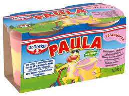 Paula puding 2x100g vanilia-eper