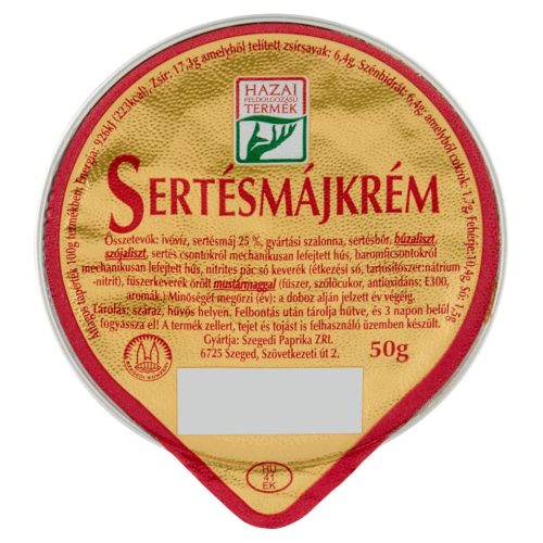 Sertésmájkrém 50g  - 4949