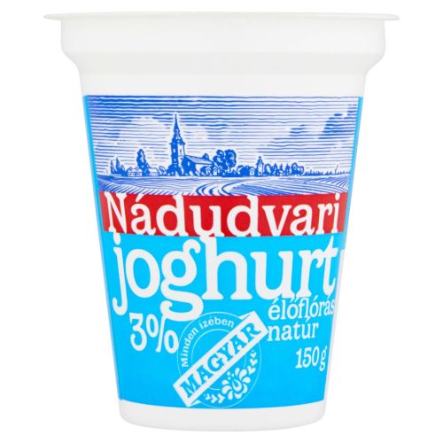Nádudvar Joghurt Natúr 3% 150g