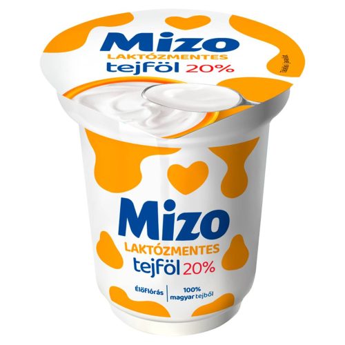 Mizo LAKTÓZMENTES tejföl 150g 20%