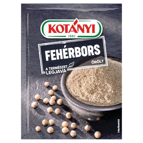 Kotányi fehérbors őrölt 20g