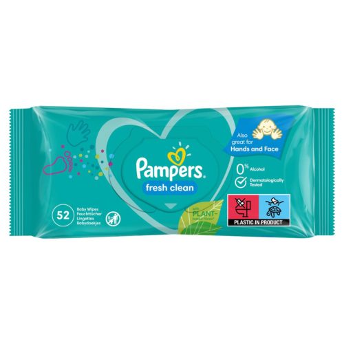 Pampers Törlőkendő 52db Fresh Clean
