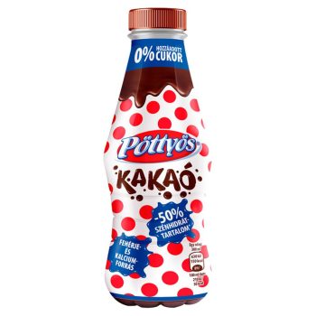 Pöttyös Kakaós tej 0% 300ml palackos C.m.