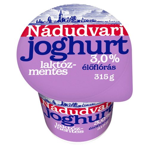 Nádudvar Natúr joghurt Laktózmentes 315g