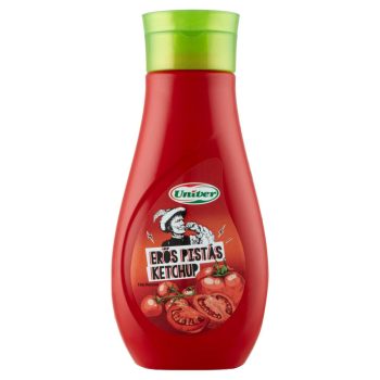 Univer Ketchup flakonos 470g Erős Pistás