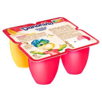 Danonino desszert 4*50g Banán-Málna