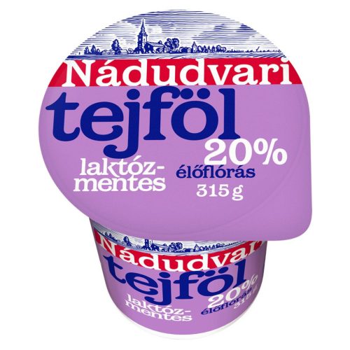 Nádudvar Laktózmentes  Tejföl 315g 20%