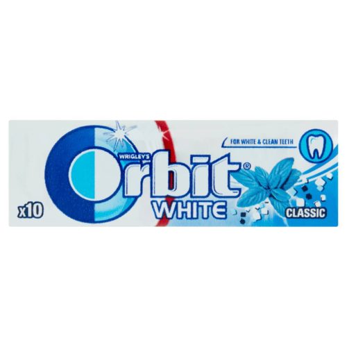 Orbit White Classic 10 drazsé