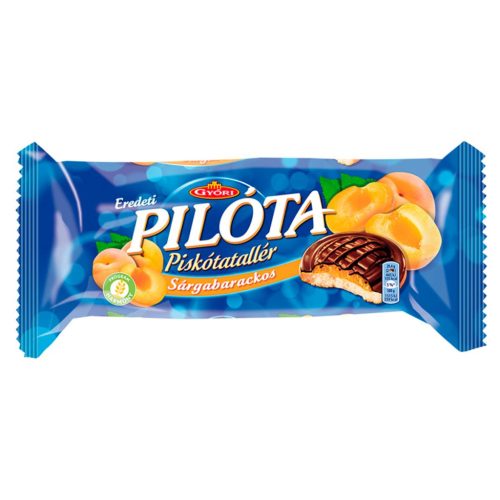 PILÓTA Piskótatallér 147g sárgabarackos