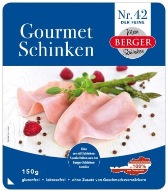 Berger gourmet sonka 150g 