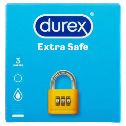 Durex Óvszer 3 db EXTRA SAFE
