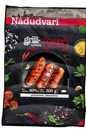 Nádudvar Grillkolbász 300g chilis