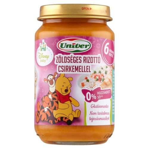 Univer Bébiétel 163g zöld. rizottó csirke