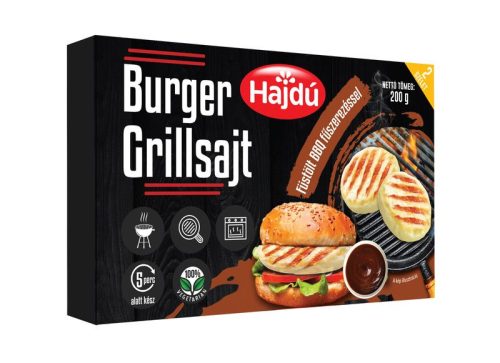 Hajdú Grillsajt BBQ burger 200g