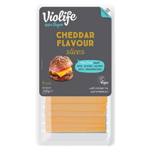 Violife cheddar szeletek 100g 