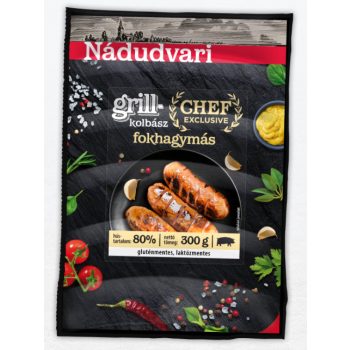 Nádudvar Grillkolbász 300g fokhagymás