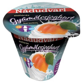 Nádudvar "G.M." joghurt D-vit. 125g barackos