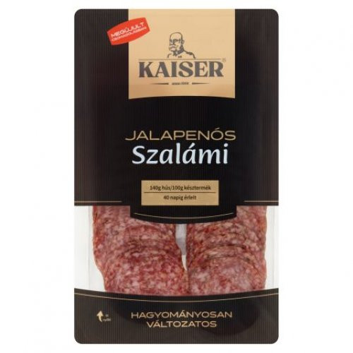 Kaiser Szel. Szalámi 75g JALAPENOS