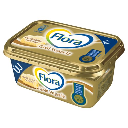 Flora tégelyes 400G Gold vajas íz Pálmaolajmentes