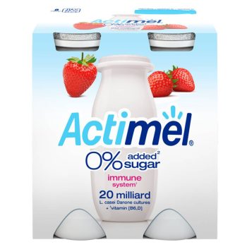 Danone Actimel 0% 4x100g eper