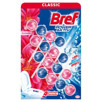 Bref WC golyó 4x50g Flower