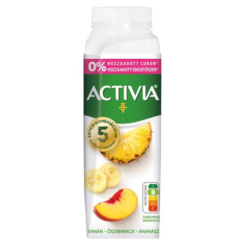 Danone Activia ital 0% 250gr Ban-barack-ananász