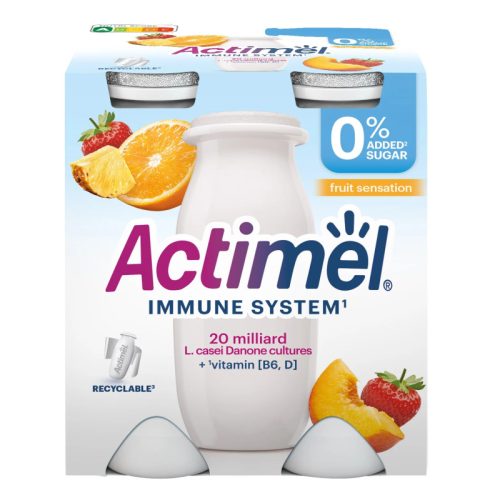 Danone Actimel  4x100g Cukor nélkül multi