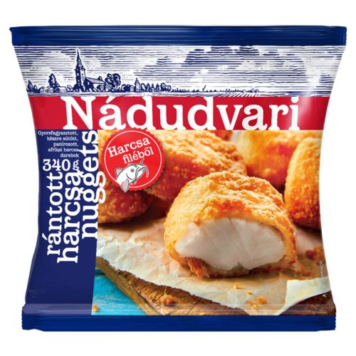 Nádudvari Panírozott  340 g harcsa nuggets