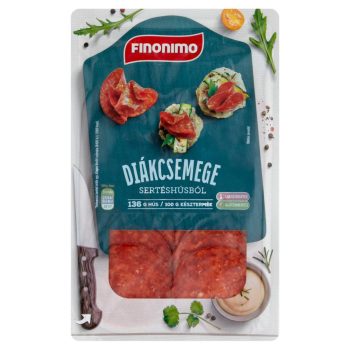 Finonimo Szel. szalámi vg. 65g Paprikás Diákcsemege