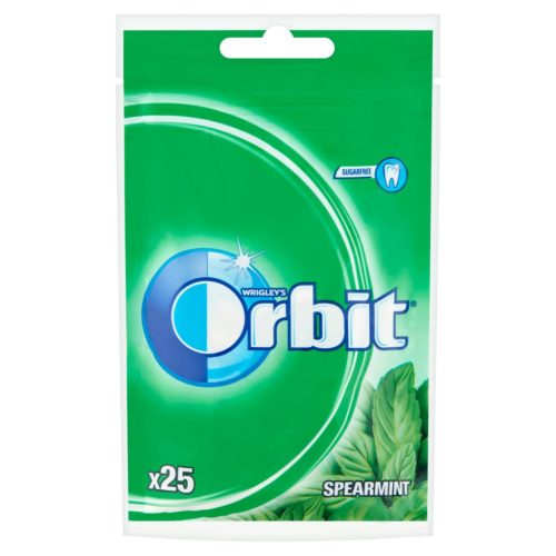 Orbit Spearmint Tasak (zöld) 21 drazsé