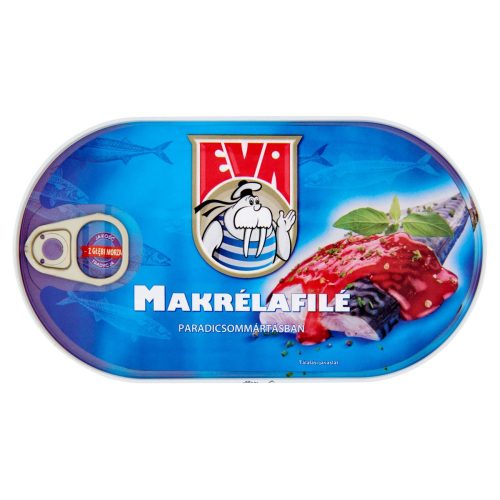 EVA Makrélafilé 170g Paradicsommártásban