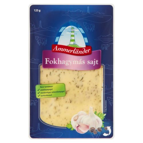 Ammerlander szeletelt 125g Fokhagymás