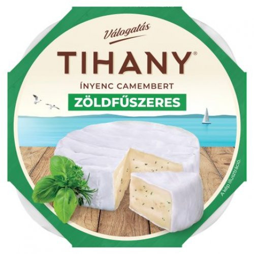 Tihany ínyenc Camambert  120g zöldfűszeres