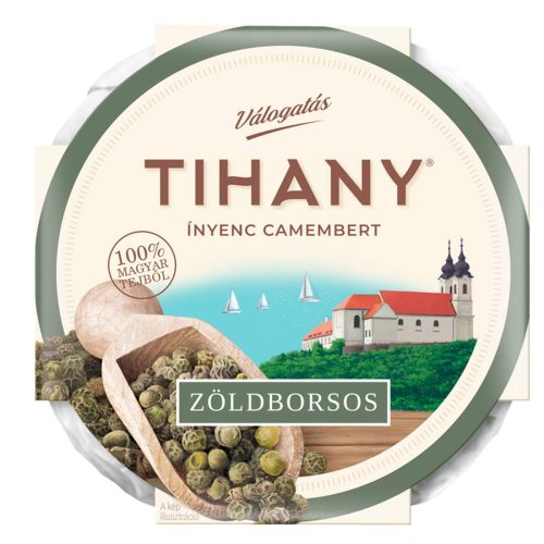 Tihany ínyenc Camambert  120g zöldborsos