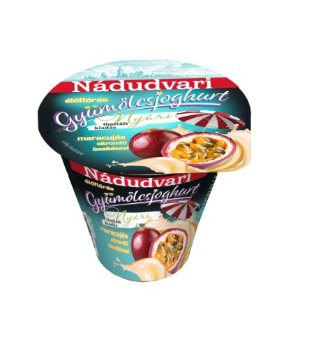 Nádudvar gyümölcsjoghurt125g maracujás-citromf.