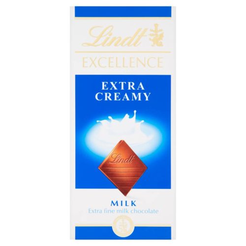 Lindt Excellence 100g Extra Creamy tejcsok