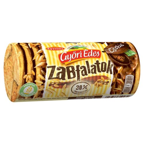 Győri Édes Zabfalatok 244g Csokis