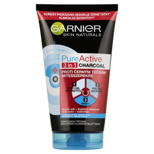 Garnier Pure Active 3 in1  Arcm. 150ml Charcoal