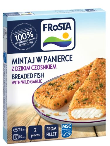FRoSTA Panírozott halfilé  240g medvehagymával