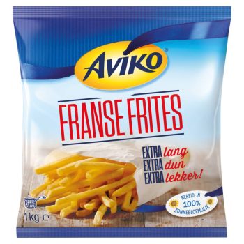 Aviko elősütött  hasábburgonya 1Kg Extra vékony