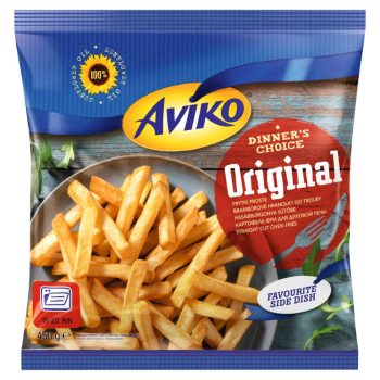 Aviko elősütött hasábburgonya 450g Original