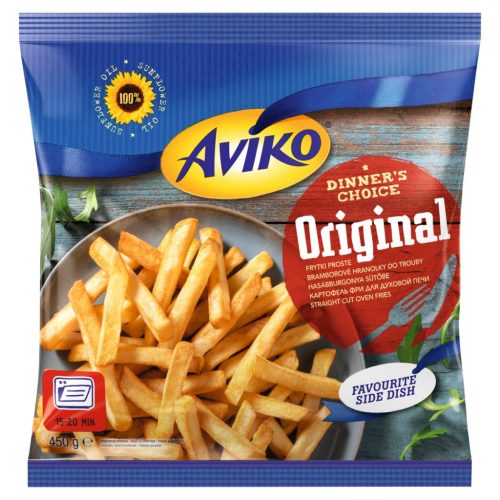 Aviko elősütött hasábburgonya 450g Original
